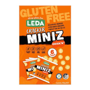 Snacks: Leda Cracker Miniz Chick'n 6pk