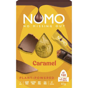 Easter: NOMO Caramel Easter Egg & Mini Bars 87g - LIMITED AVAILABILITY