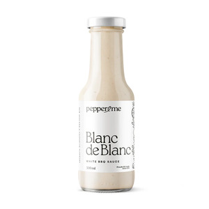 Pepper Me Bulk: Pepper & Me Blanc De Blanc White BBQ Sauce 300ml - Bulk Buy Available
