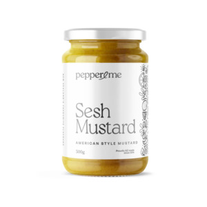 Pepper Me Bulk: Pepper & Me Sesh Mustard - American Style Mustard 300g - Bulk Buy Available