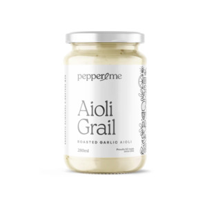 Pepper Me Bulk: Pepper & Me Aioli Grail Roasted Garlic Aioli 280g - Bulk Buy Available