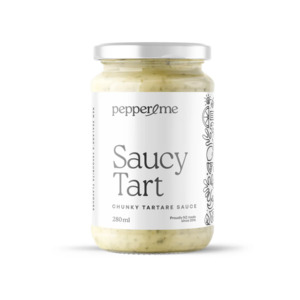 Pepper Me Bulk: Pepper & Me Saucy Tart Chunky Tartare Sauce 280g - Bulk Buy Available