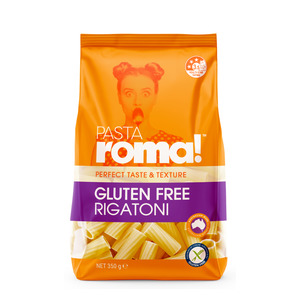 Pasta Rice Noodles: Pasta Roma Rigatoni Gluten Free 350g