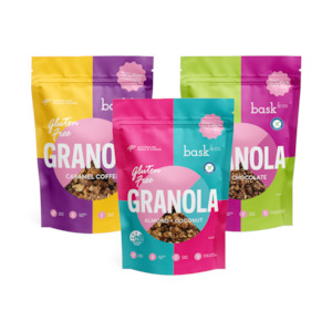 Bask & Co. Granola Sampler Pack - 3 x 250g