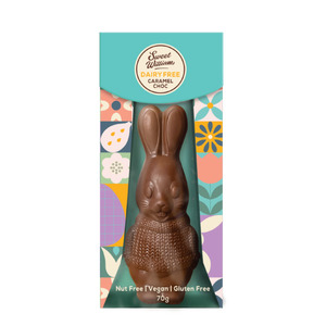 Nut Free: Sweet William Caramel Chocolate Bunny 70g - BROKEN