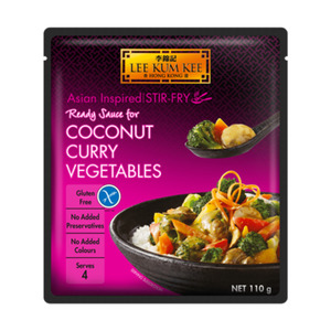 Coeliac Approved 1: Lee Kum Kee Ready Sauce Coconut Curry Vegetables 110g
