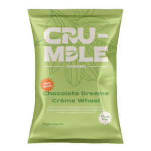 Vegan: Crumble Charms Chocolate Dream Creme Wheel 60g