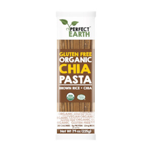 Perfect Earth Organic Rice & Chia Pasta - Brown Rice & Chia 225g