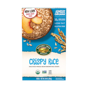 Breakfast: Nature's Path Organic Crispy Rice 284g