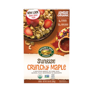 Nature's Path Organic Sunrise Crunchy Maple 300g
