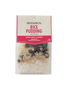 Alexandra's Ready Meals - Sticky Date & Ginger Rice Pudding 230g
