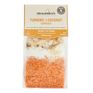 Quick Meals: Alexandra's Ready Meals - Tumeric & Coconut Lentils 230g