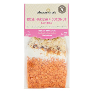 Quick Meals: Alexandra's Ready Meals - Rose Harissa & Coconut Lentils 230g