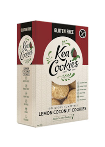 Coeliac Approved 1: Kea Cookies Lemon Coconut Cookies 250g - Bulk Buy Discount Available
