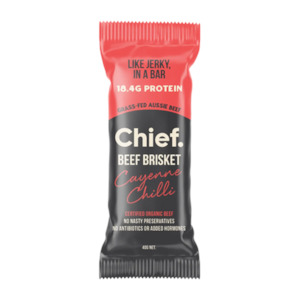 Keto: Chief Organic Beef Bars - Cayenne Chilli 40g