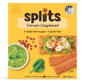 Snacks: Splits Tomato Crispbread