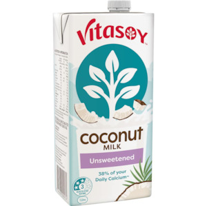 Vitasoy Coconut Milk Unsweetened 1lt