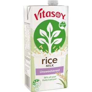 Vitasoy Rice Milk Unsweetened 1lt