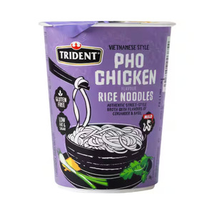 Trident Rice Noodles Pho Chicken Cup