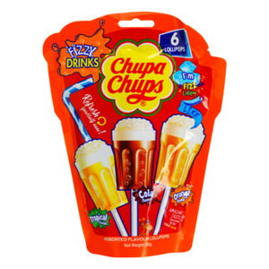 Sweets Treats: Chupa Chups Fizzy Drinks Lollipops 90g