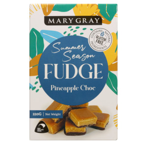 Mary Gray Summer Season Pineapple Choc Fudge 220g