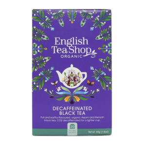 English Tea Shop Organic Decaffeinated Black Tea 20pc
