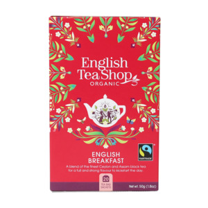 Non Gmo: English Tea Shop Organic English Breakfast Teabags 20pc
