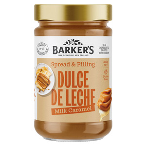 Barkers Spread & Filling Dulce De Leche Milk Caramel 400g