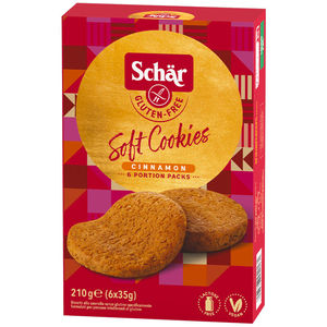 Snacks: Christmas 2025 Schar Soft Cookies Cinnamon 210g - LIMITED AVAILABILITY