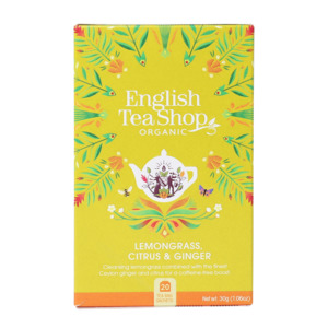 English Tea Shop Organic Lemongrass Ginger & Citrus Fruits Teabags 20pc