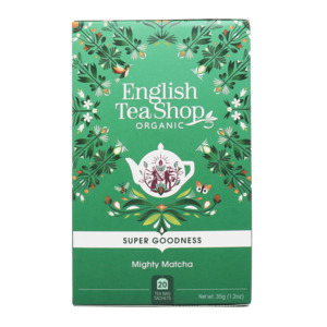 Beverages: English Tea Shop Organic Mighty Matcha Teabags 20pc
