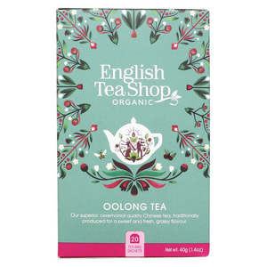 Beverages: English Tea Shop Organic Oolong Teabags 20pc