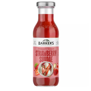 Christmas Sale: Barkers Strawberry Sundae Dessert Sauce 345g