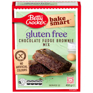 Baking Ready Mixes: Betty Crocker Bake Smart Chocolate Fudge Brownie Mix Gluten Free 450g