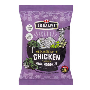 Pasta Rice Noodles: Trident Vietnamese Chicken Style Noodles 55g