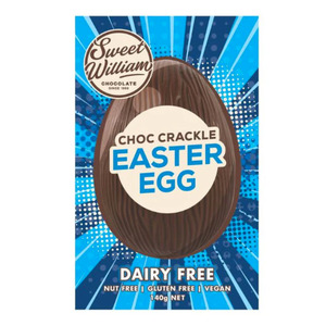 Sweet William Chocolate Crackle Easter Egg 140g - LIMITED STOCK