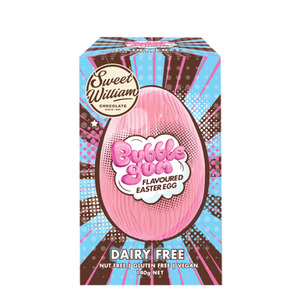 Sweet William Bubblegum Flavoured Easter Egg 140g - LIMITED STOCK