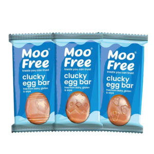 Nut Free: Moo Free Easter Clucky Egg Shaped Bar 15g - LIMITED STOCK