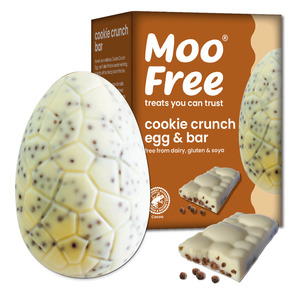 Moo Free Easter Cookie Crunch Choccy Egg & Bar - LIMITED STOCK