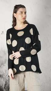 Imagine: Jasper Knit Top in Onyx