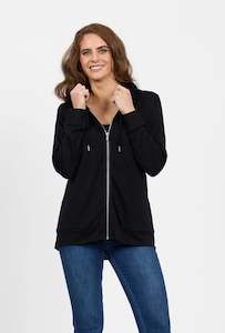 Coats: Merino Zip Up Hooded Jacket