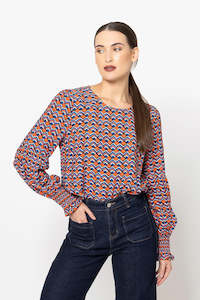 Seeking Lola: Wishful Top - Tangelo Pop