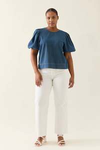 Sofie Denim Top - Drift