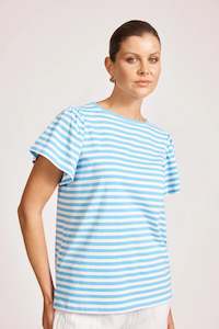 Eb Ive: Margherita Stripe Tshirt - Belize