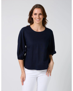 Ursula Blouse - Hampton Blue