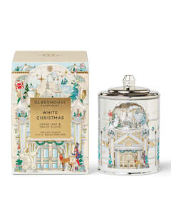 New Arrivals: White Christmas 380g Triple Scented Soy Candle - Cedar Leaf & Fruity Clove