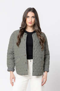 Montreal Quilted Jacket / Olive You