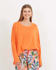 Size 18 Plus: Haven Jumper - Coral