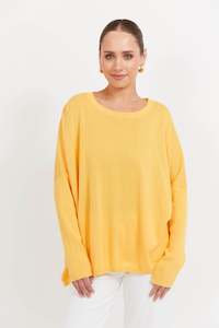 Size 18 Plus: Haven Jumper - Banana