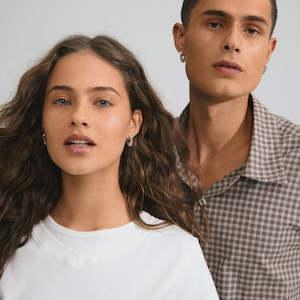 Free Recycled Earrings - Silver Plated